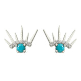 Evil Eye Teil II 18K Weißgold Stud W. Diamanten