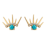 Evil Eye Part II 18K Guld Ørestik m. Diamanter