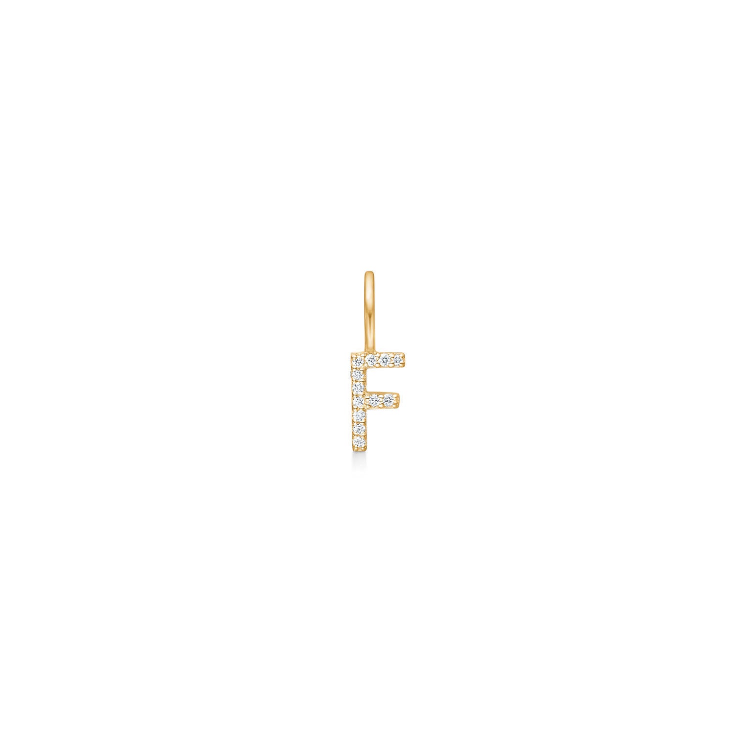 Mein f 18k Goldanhänger w. Diamanten