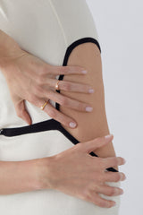 Signet Pear 18K Whitegold Ring w. Lab-Grown Diamond