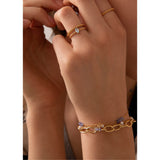 Big links 18K Gold Plated Bracelet
