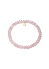 Petal Gold Plated Bracelet w. Rose Quartz