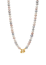 Pearl Jam Gold Plated Necklace w. Pearl