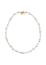 Madeleine Gold Plated Necklace w. White Pearl