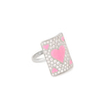 Bubble Âme Medium 18K White Gold Ring w. Lab-Grown Diamonds