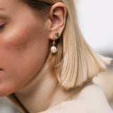 The Twist small 18K Gold Plated Hoop