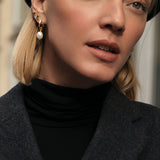 The Twist small 18K Gold Plated Hoop