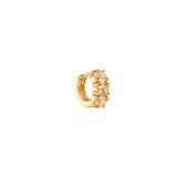 Olalla mini 18K Gold Plated Hoop w. Quartz