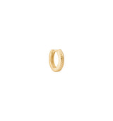 Fishbone mini 18K Forgyldt Hoop m. Sildeben Detaljer