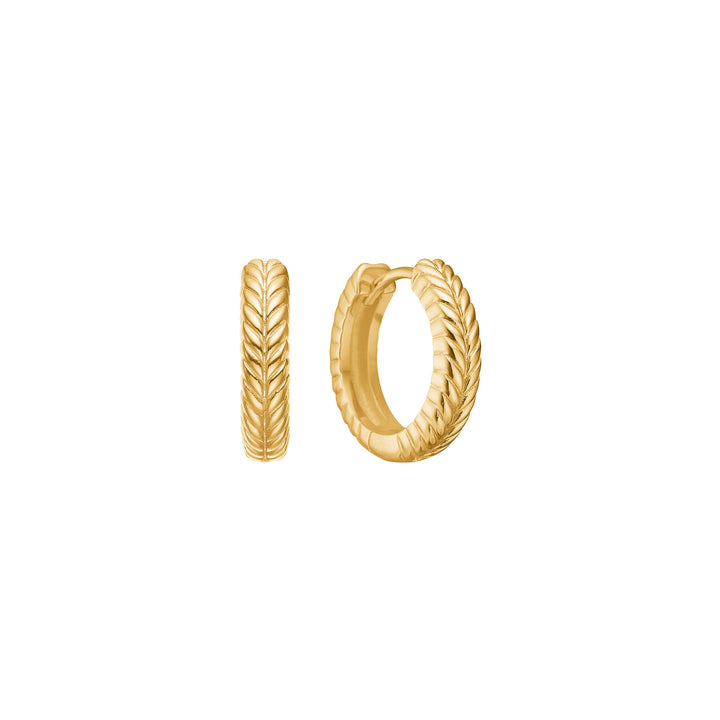 Mirage 18K Gold Plated Hoop