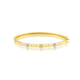 Fleur 18K Guld Armring m. Diamanter