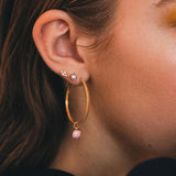 Byzantine stor 18K Forgyldt Hoop