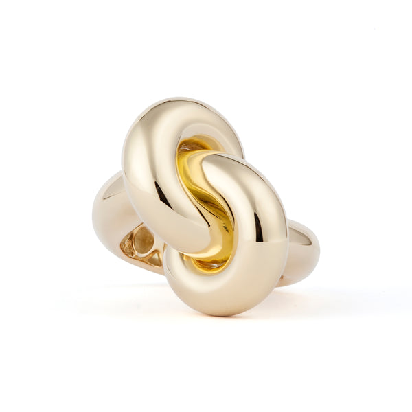 Legacy Knot Stor (Fat) 18K Guld Ring