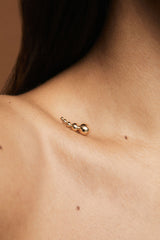 Degrade Nude 18K Whitegold Earrings