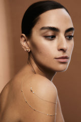 Nude 18K Rosegold Necklace w. Lab-Grown Diamonds