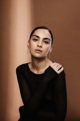 Grand Cascade Nude 18K Guld Øreringe m. Lab-Grown Diamanter