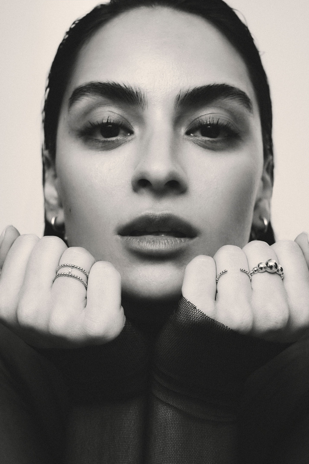 Nackt offen 18k Gold Ring