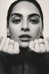 Nackt offen 18k Gold Ring