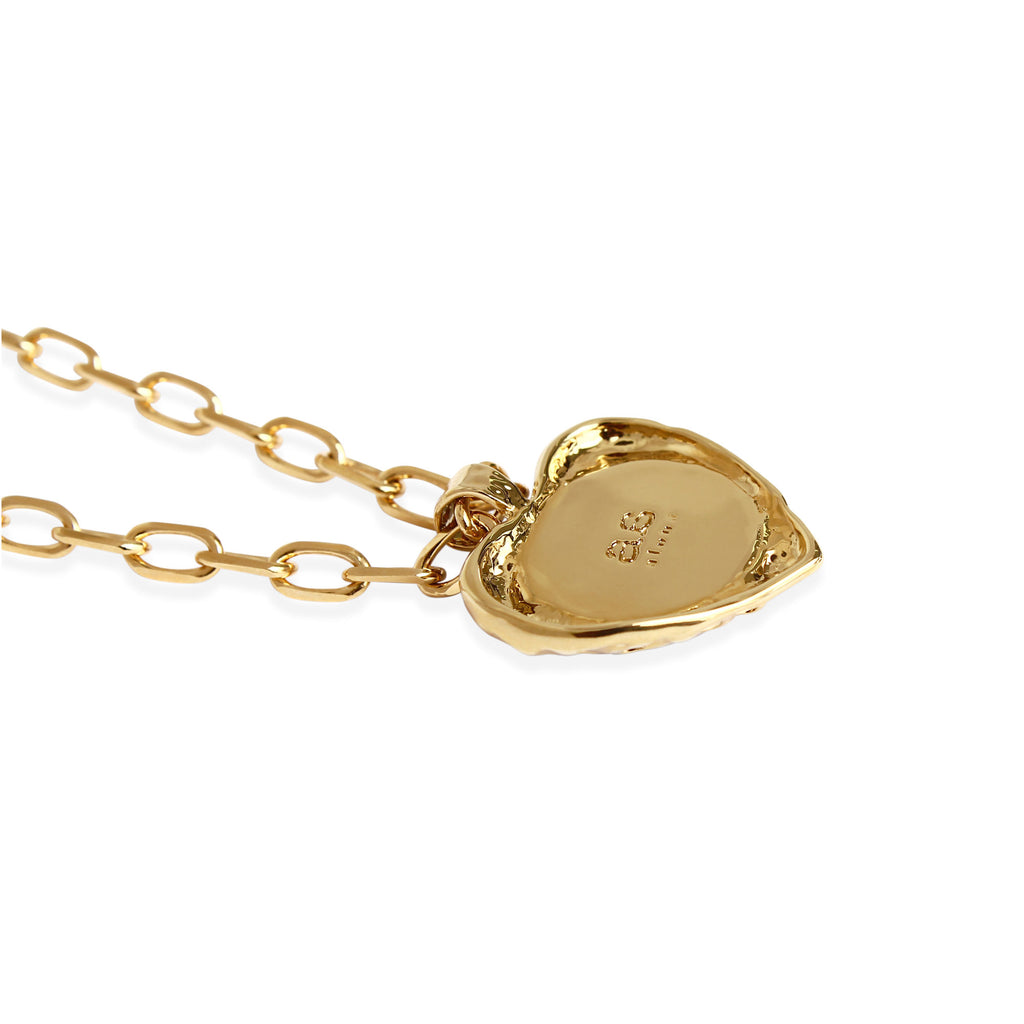 Freya Gold Plated Halskette w. Tigers Auge