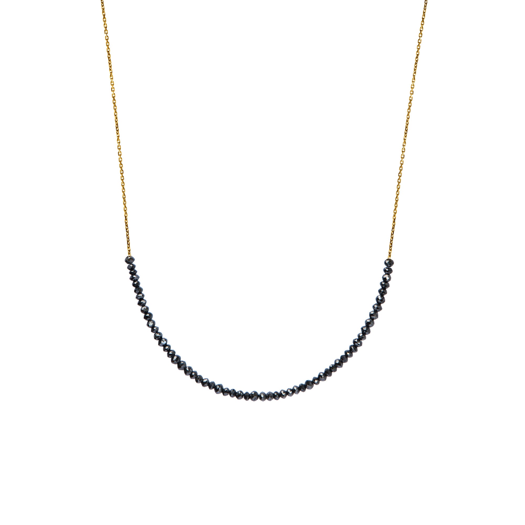 Universe 5 Golden 14K Gold, Whitegold or Rosegold Necklace w. Diamonds