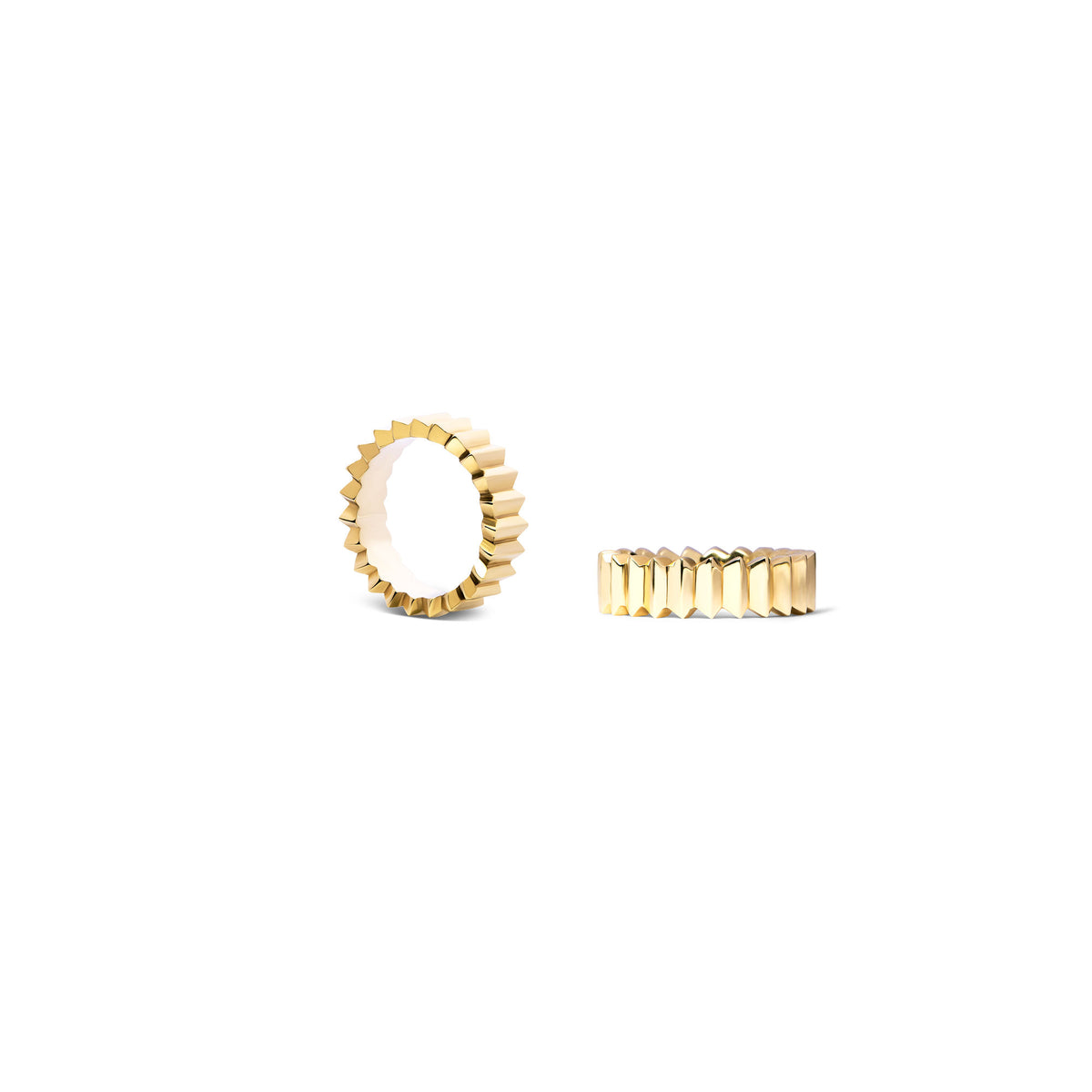 Duality 6 14K or 18K Gold, Whitegold or Rosegold Ring