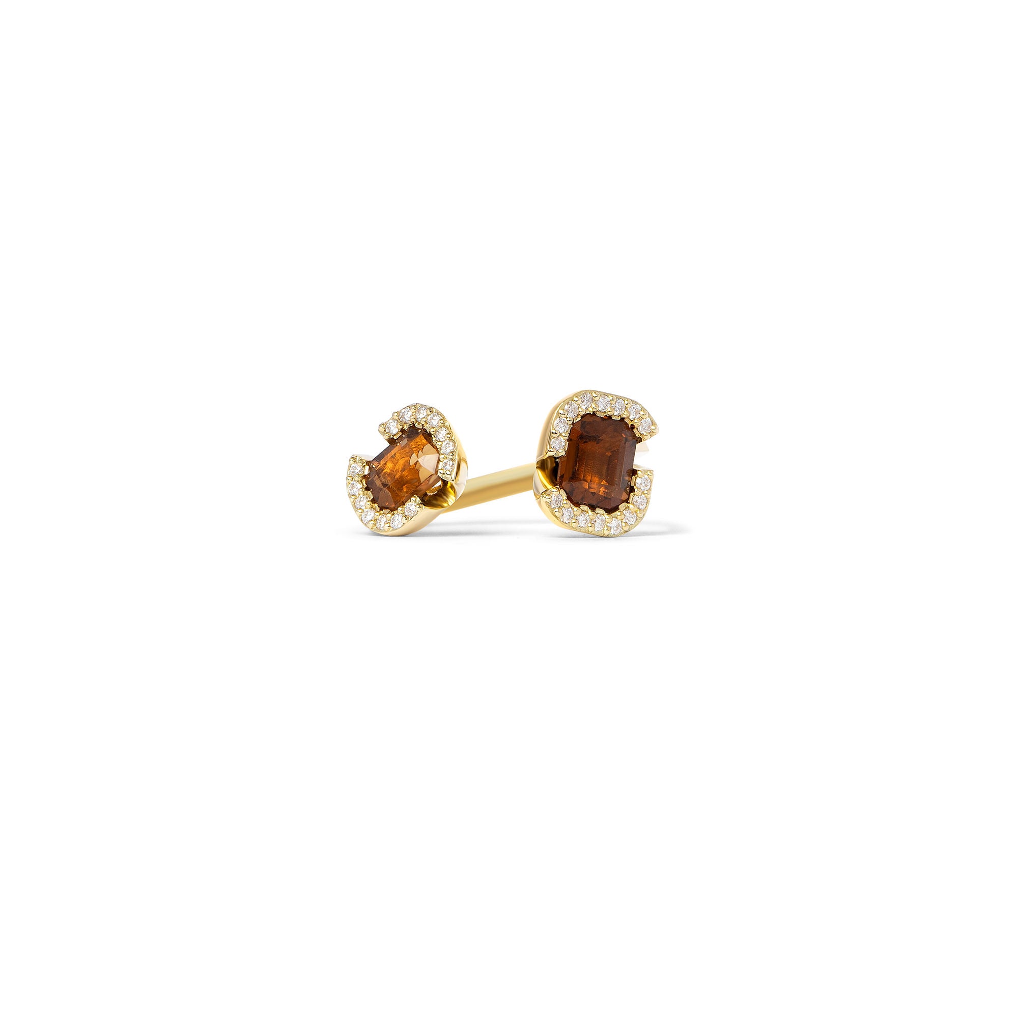 Harmony 8 14K or 18K Gold, Whitegold or Rosegold Ring w. Tourmaline & Diamonds