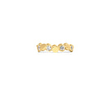 Harmony 3 14K or 18K Gold, Whitegold or Rosegold Ring w. Diamonds