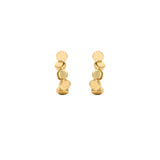 Harmony 9 14K or 18K Gold, Whitegold or Rosegold Hoops