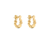 Harmony 9 14K or 18K Gold, Whitegold or Rosegold Hoops