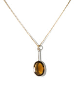 The Bière Liqueur Vermeil Necklace w. Quartz