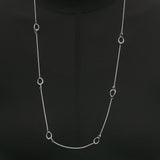 Offspring Silver Sautoir Necklace
