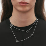 Offspring Silver Sautoir Necklace