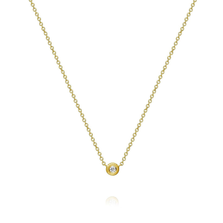 Glory 18K Gold Necklace w. Diamond