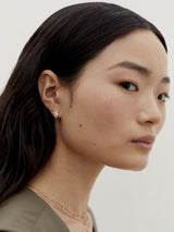 Garbo 14K Gold Huggie w. Lab-Grown Diamonds