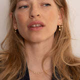 Glory Trio 18K Gold Necklace w. Diamond