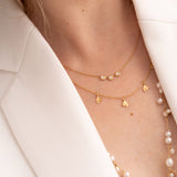 Glory Trio 18K Gold Necklace w. Diamond