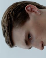 Coco 14K Hvidguld Ørestik m. Lab-Grown Diamanter