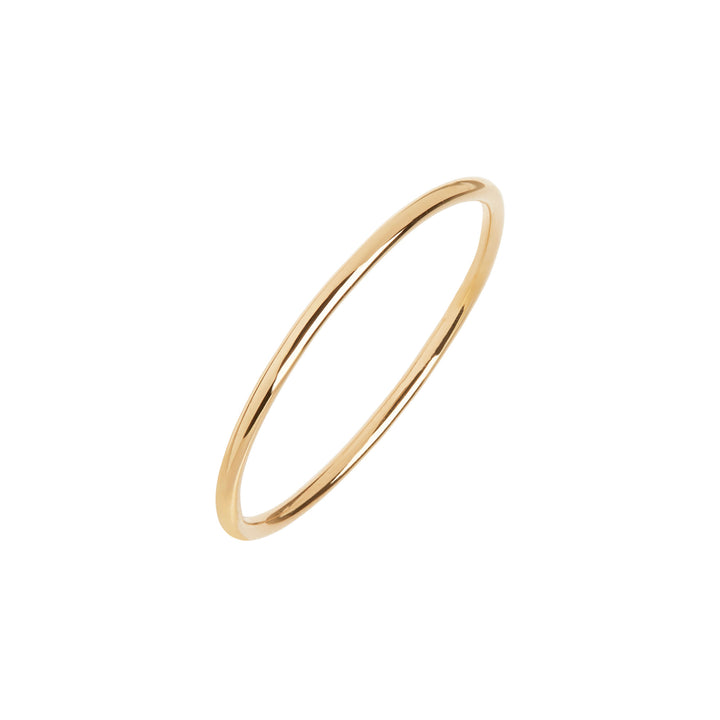 Glossy 14K Guld Ring