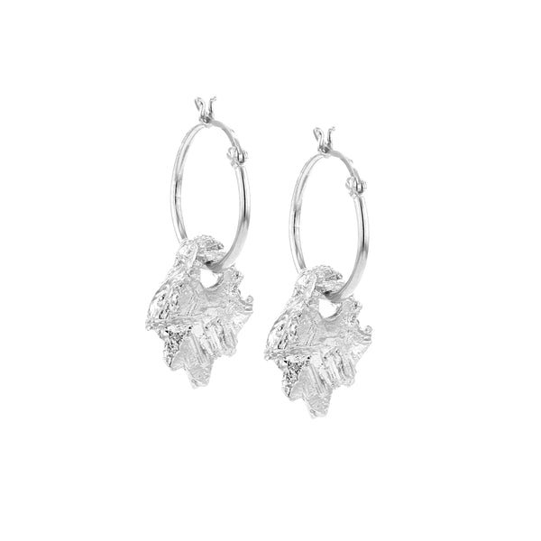 Hasla | Hematite Silver Earrings