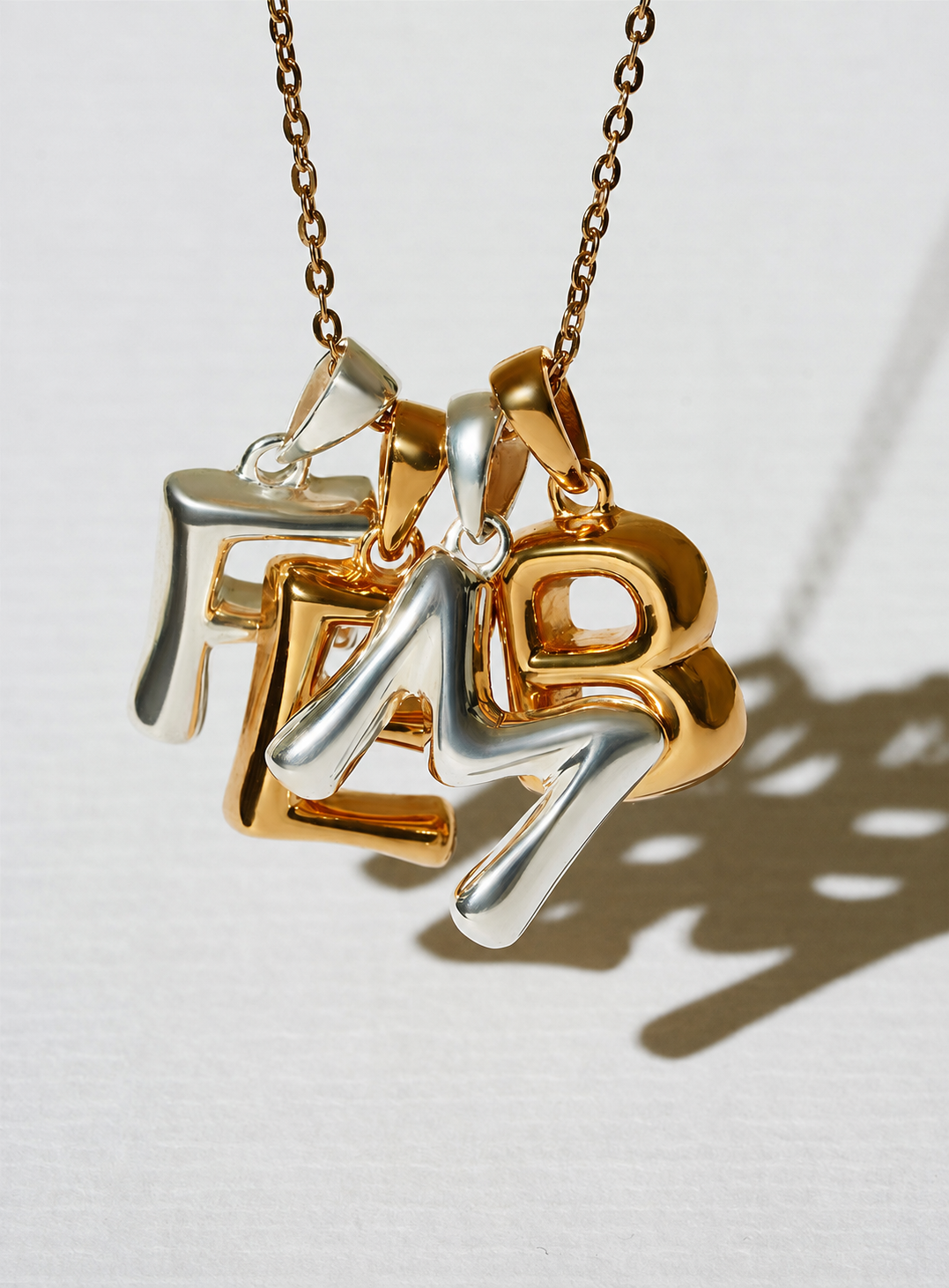 Helium Fat Silver Necklace