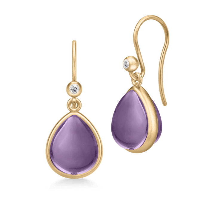 Paloma Amethystgold Ohrringe vergoldete Ohrringe