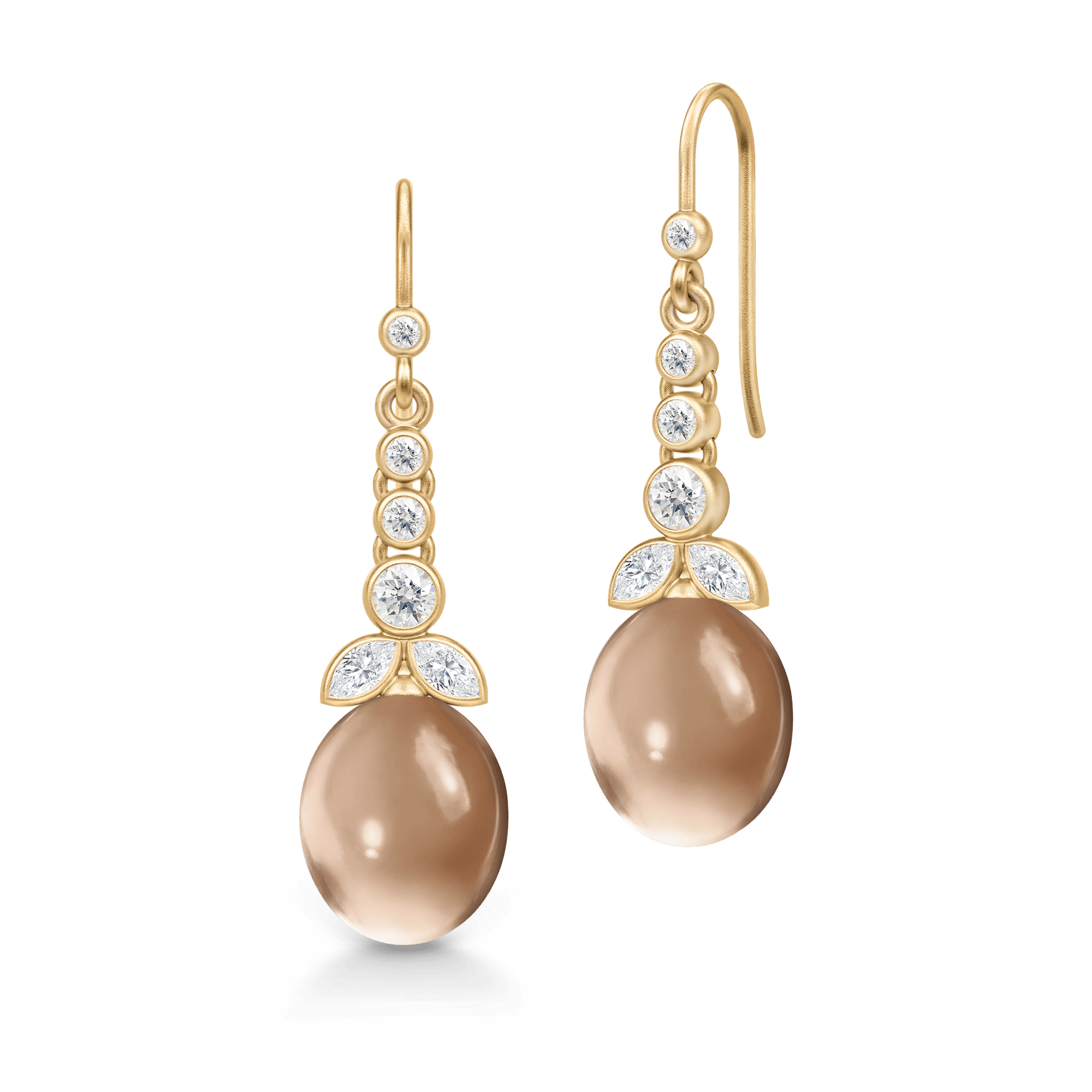Treasure Chandelier Hazel Gold Plated Earrings