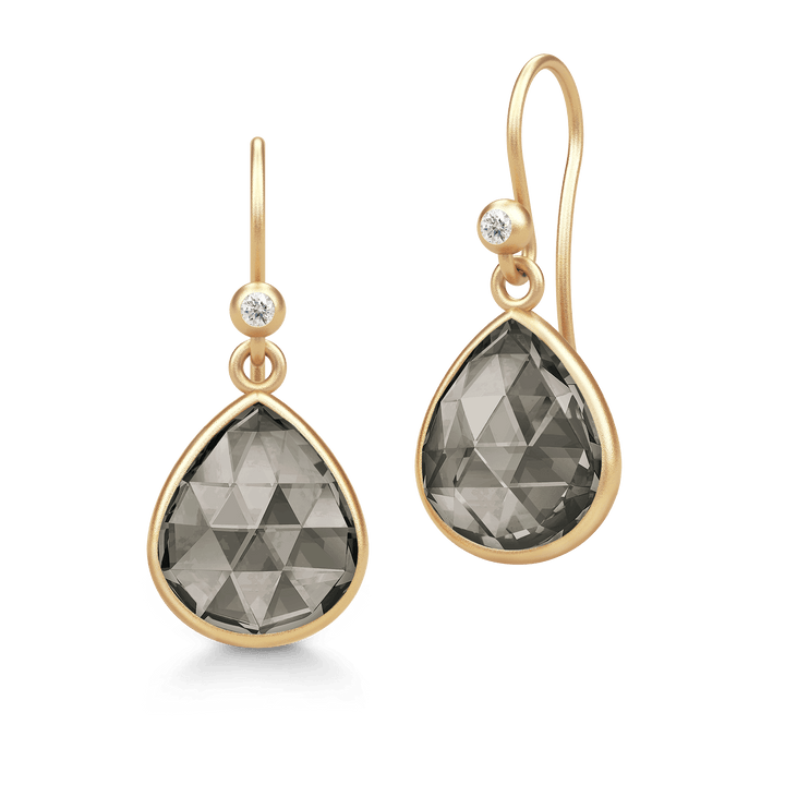 Lea Smokey Gold -Ohrringe