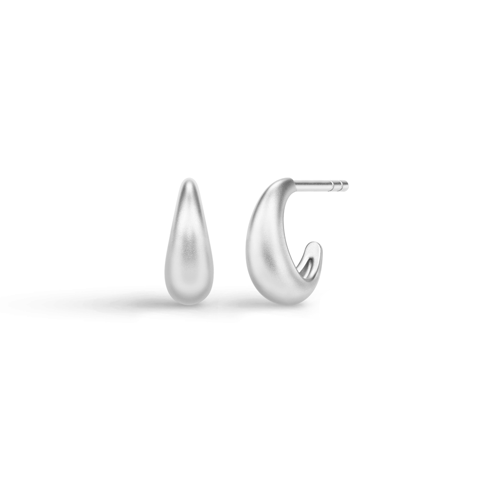Sparrow Mini Sølv Hoops