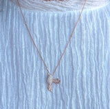 By Naila | Humming 18K Gold, Whitegold or Rosegold Necklace w. Diamonds