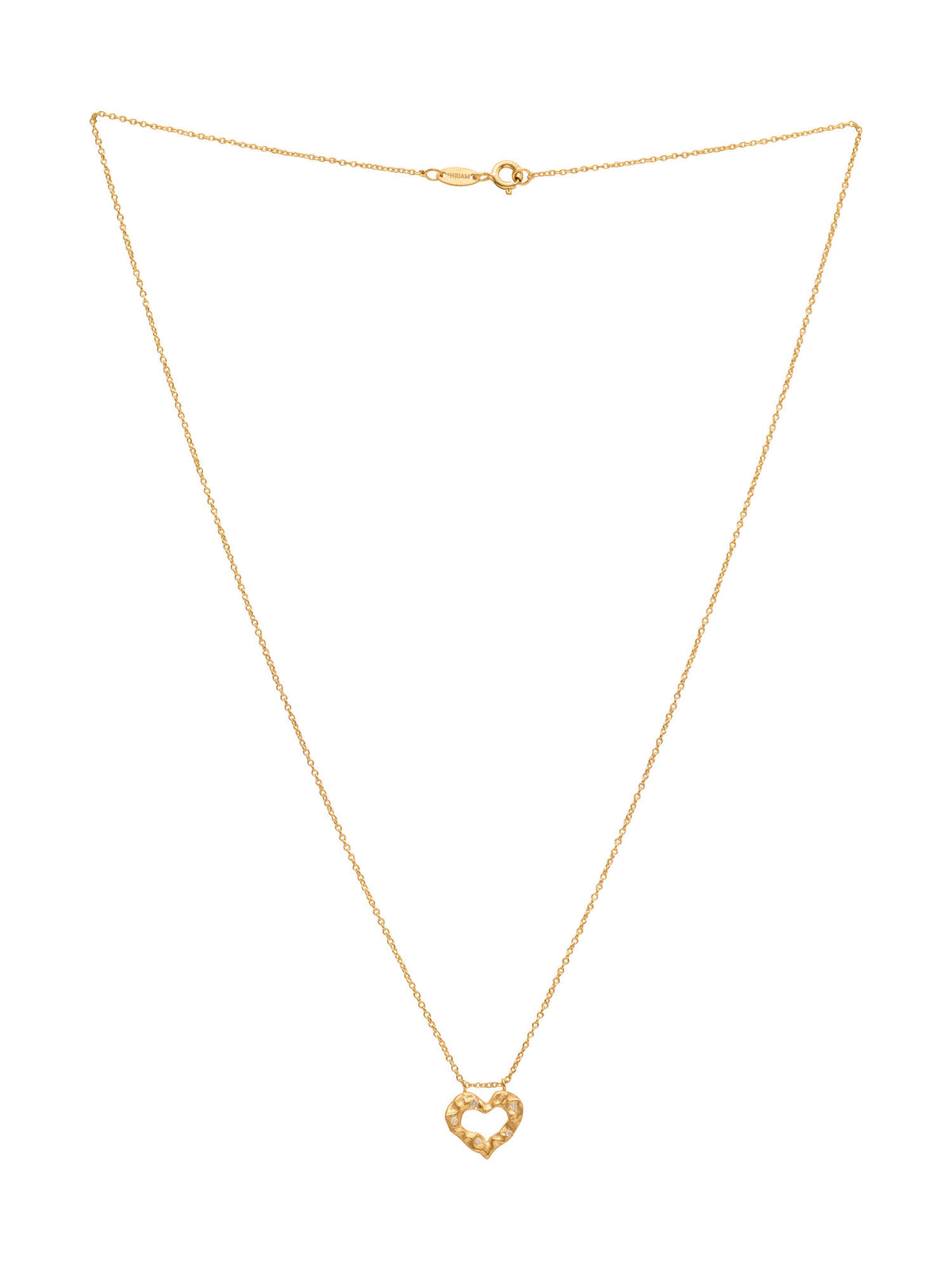 Herzliche 18k Gold Halskette