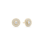 Heritage 18K Gold Stud w. Diamonds