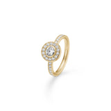 Heritage P.S. 18K Guld Ring m. Diamanter