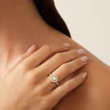 Heritage P.S. 18K Guld Ring m. Diamanter