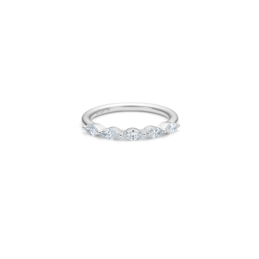 Her Love 18K Whitegold Ring w. Diamonds